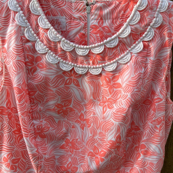 Vintage 60s The Lilly Coral Floral Shift Dress Lilly Pulitzer - Picture 3 of 12